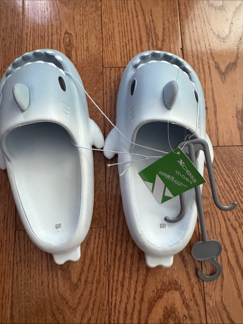 Men ‘s Light Blue Shark Clog Shoes - Brand: